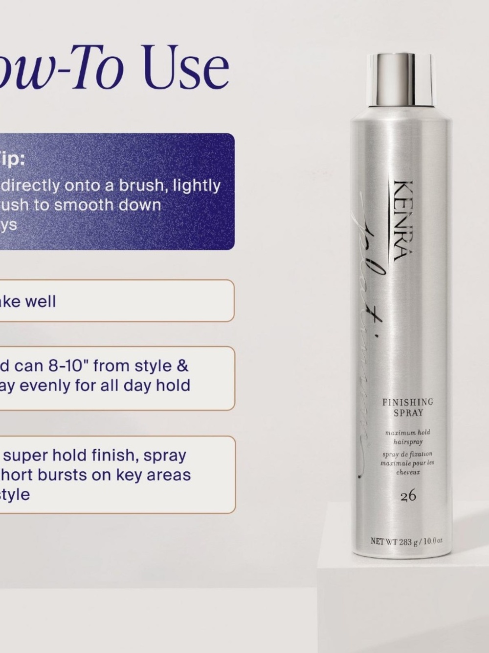 NWT Kenra Professional Platinum Working Spray 14 - Picture 4 of 11